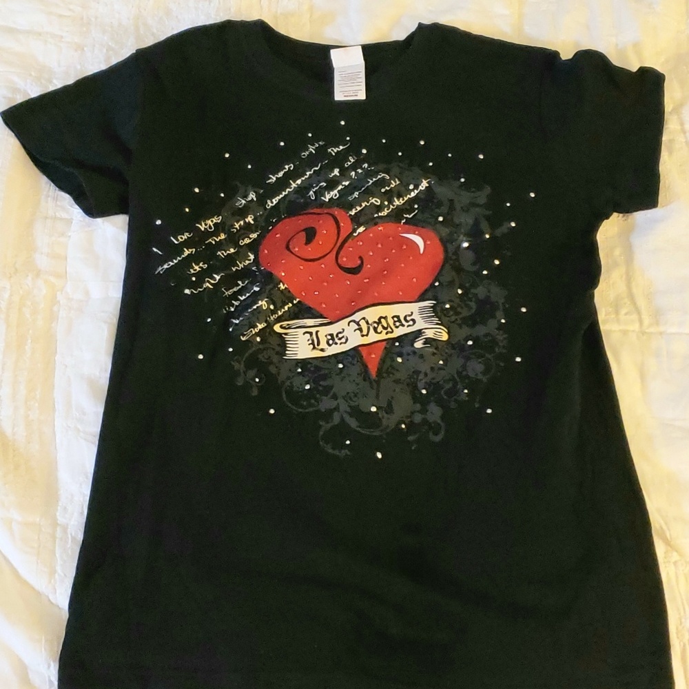 I Love Las Vegas Rhinestone Tee